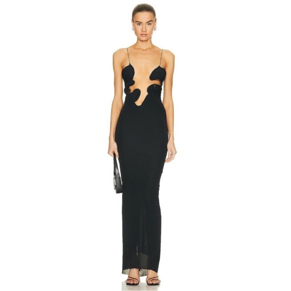 Christopher Esber Molded Venus Dress in Black - Picture 1 of 13
